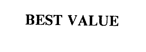 Trademark Logo BEST VALUE