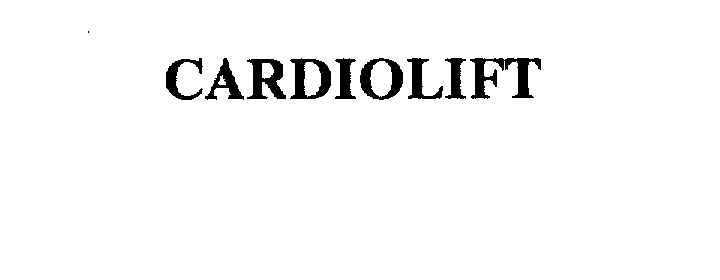 Trademark Logo CARDIOLIFT