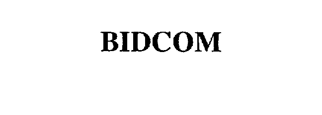  BIDCOM