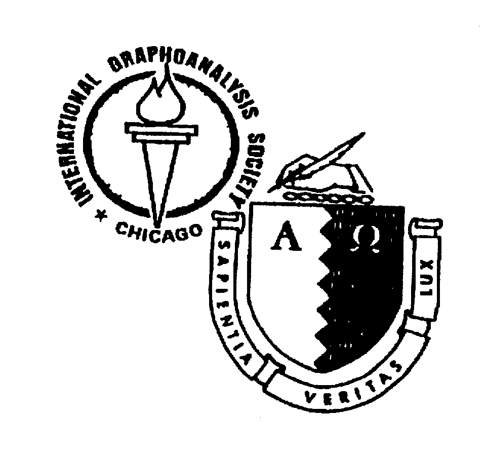 Trademark Logo INTERNATIONAL GRAPHOANALYSIS SOCIETY CHICAGO A SAPIENTIA VERITAS LUX