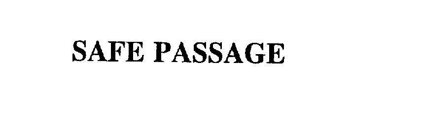 Trademark Logo SAFE PASSAGE
