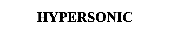 Trademark Logo HYPERSONIC