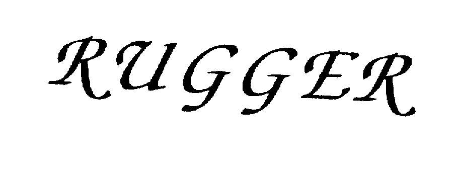 Trademark Logo RUGGER