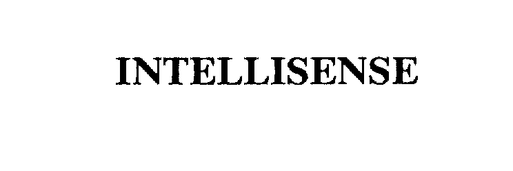 Trademark Logo INTELLISENSE