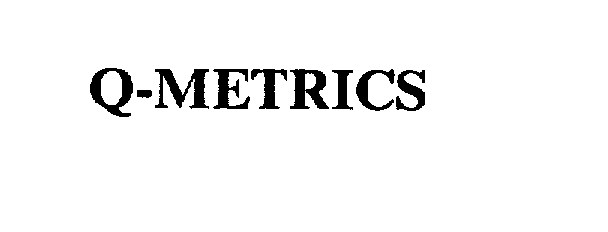 Trademark Logo Q-METRICS