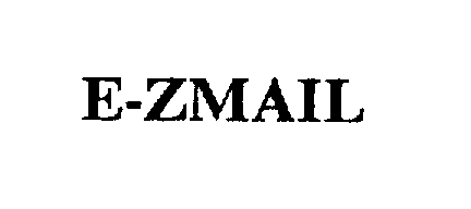 Trademark Logo E-ZMAIL