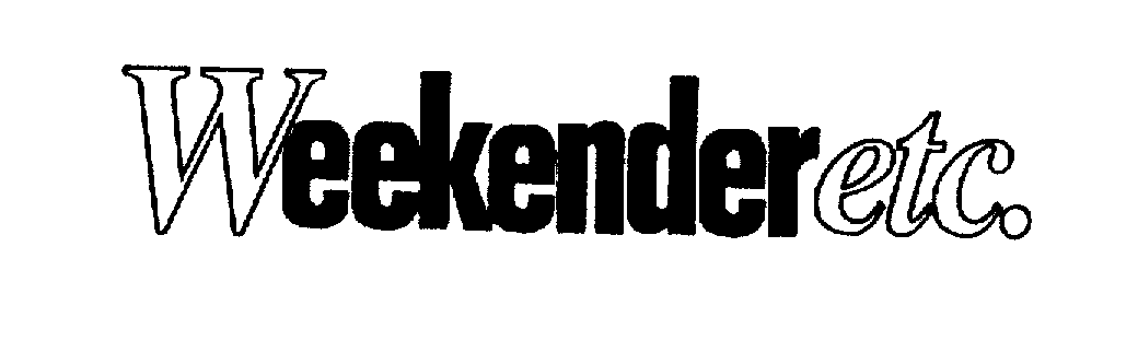 Trademark Logo WEEKENDERETC.