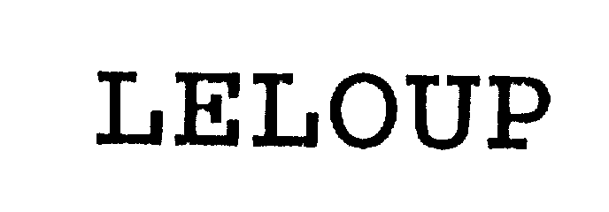Trademark Logo LELOUP