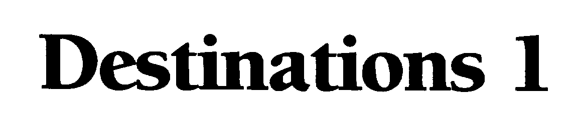 Trademark Logo DESTINATIONS 1