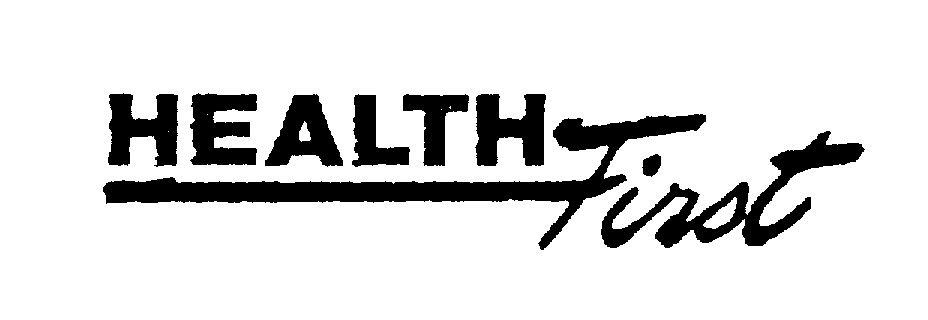 Trademark Logo HEALTHFIRST