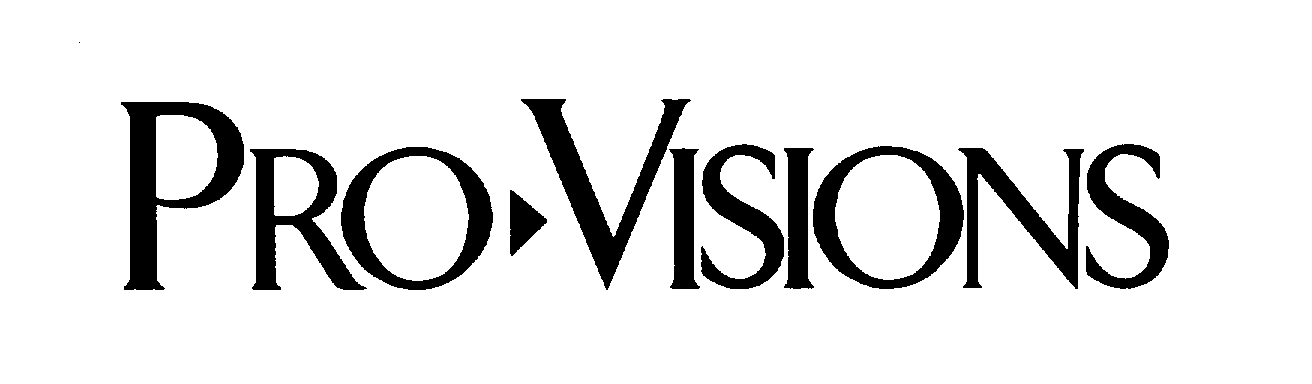 Trademark Logo PRO VISIONS