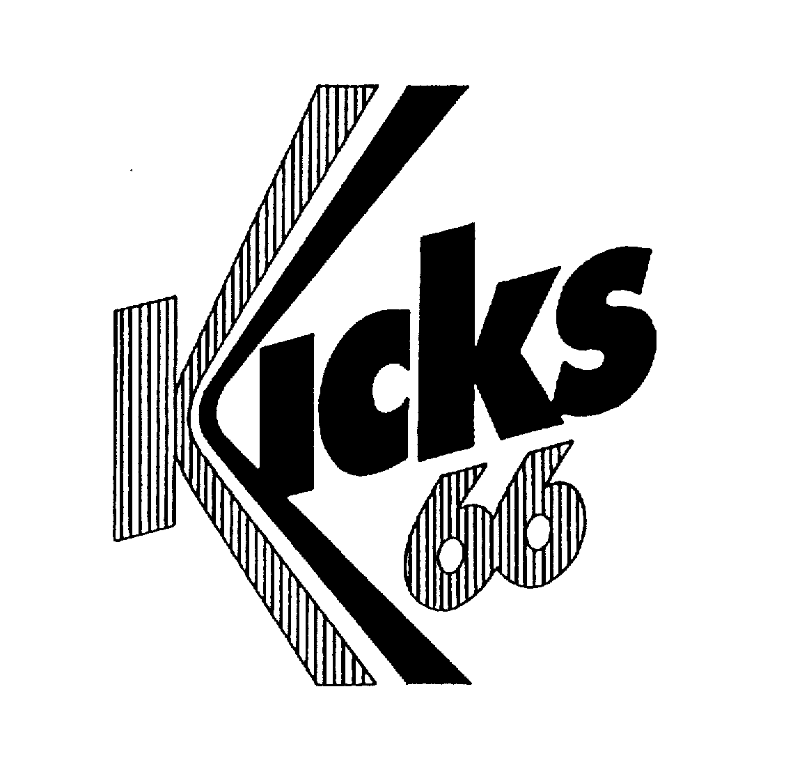 Trademark Logo KICKS 66