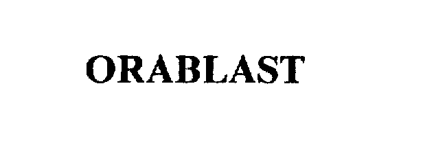 Trademark Logo ORABLAST