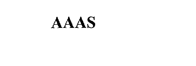 Trademark Logo AAAS