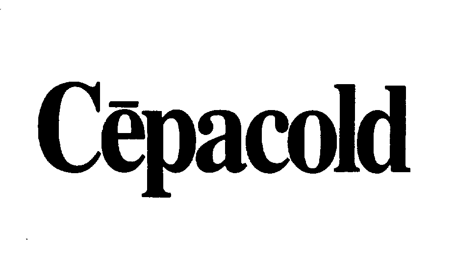 Trademark Logo CEPACOLD