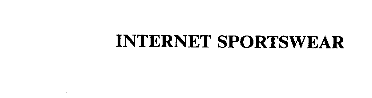 Trademark Logo INTERNET SPORTSWEAR