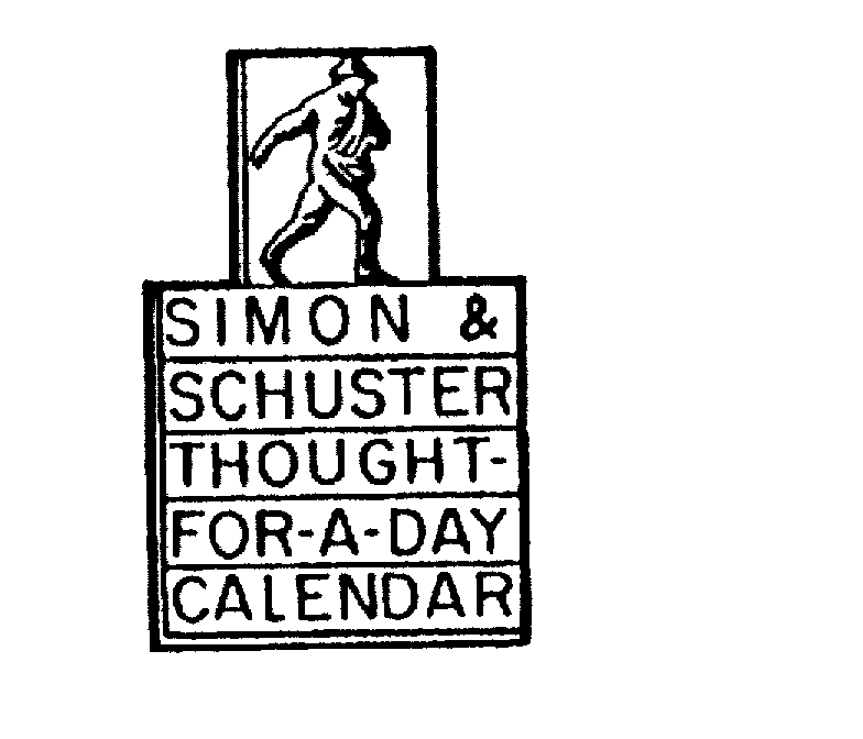  SIMON &amp; SCHUSTER THOUGHT-FOR-A-DAY CALENDAR