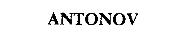 Trademark Logo ANTONOV