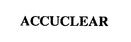 Trademark Logo ACCUCLEAR