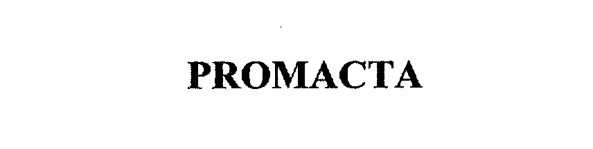 Trademark Logo PROMACTA