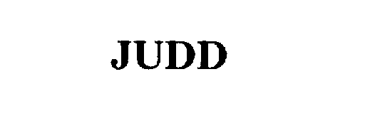 Trademark Logo JUDD