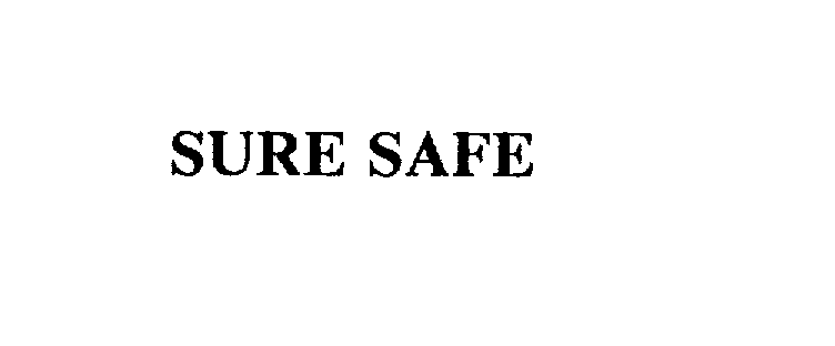 Trademark Logo SURE SAFE
