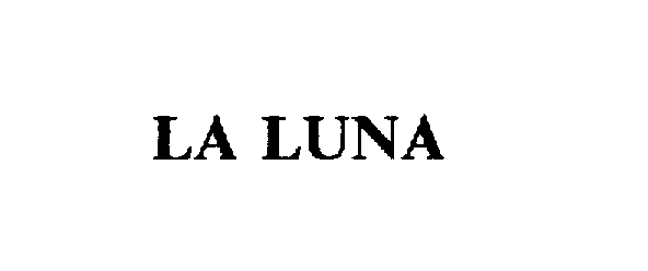 Trademark Logo LA LUNA