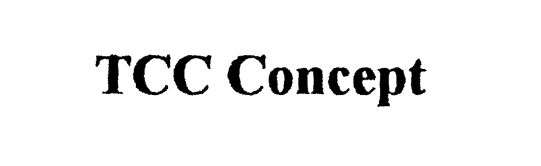 Trademark Logo TCC CONCEPT