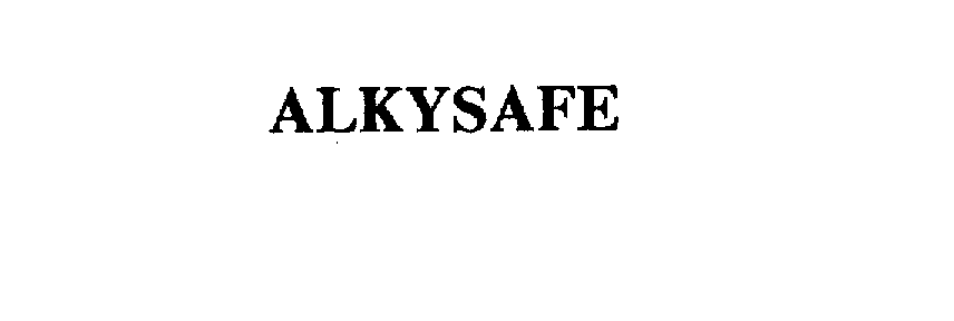 Trademark Logo ALKYSAFE