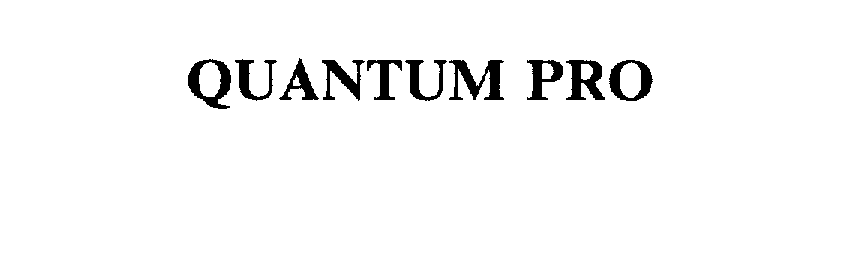 Trademark Logo QUANTUM PRO