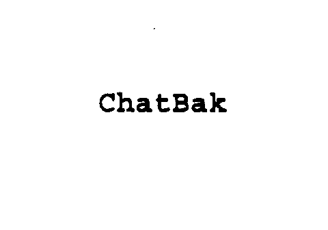  CHATBAK