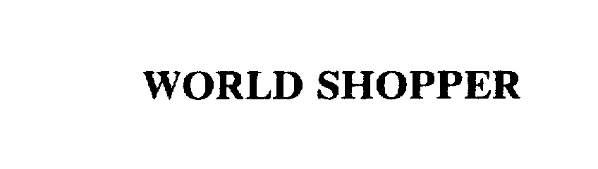 Trademark Logo WORLD SHOPPER