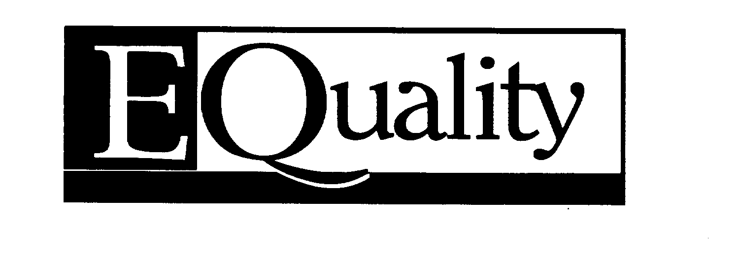 Trademark Logo EQUALITY