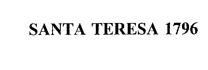 Trademark Logo SANTA TERESA 1796