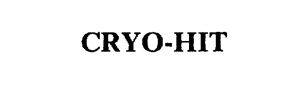 Trademark Logo CRYO-HIT