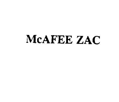  MCAFEE ZAC