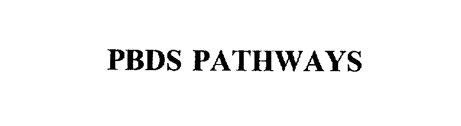  PBDS PATHWAYS