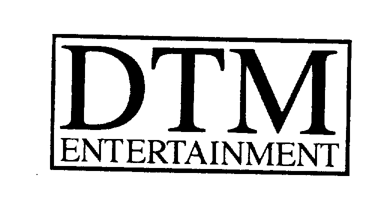 Trademark Logo DTM ENTERTAINMENT