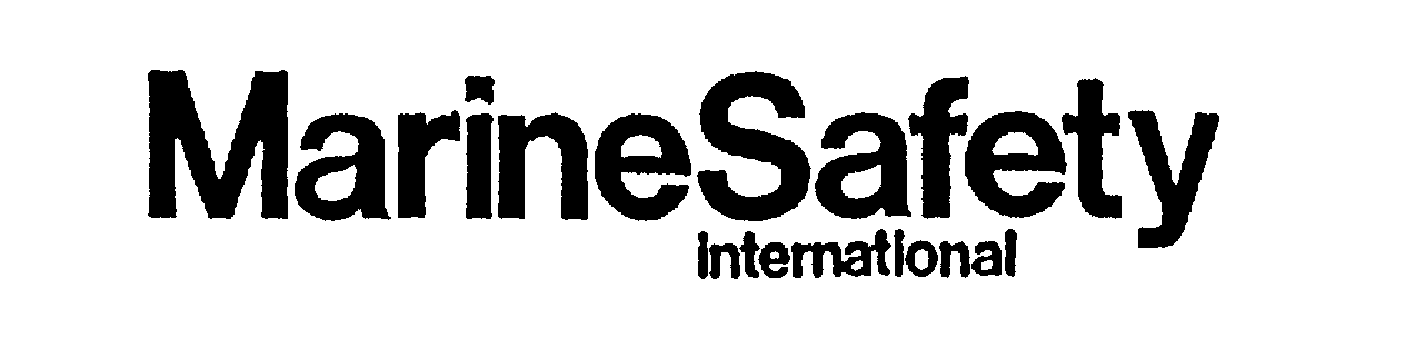 Trademark Logo MARINESAFETY INTERNATIONAL