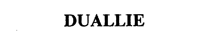 Trademark Logo DUALLIE
