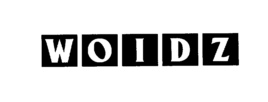 Trademark Logo WOIDZ