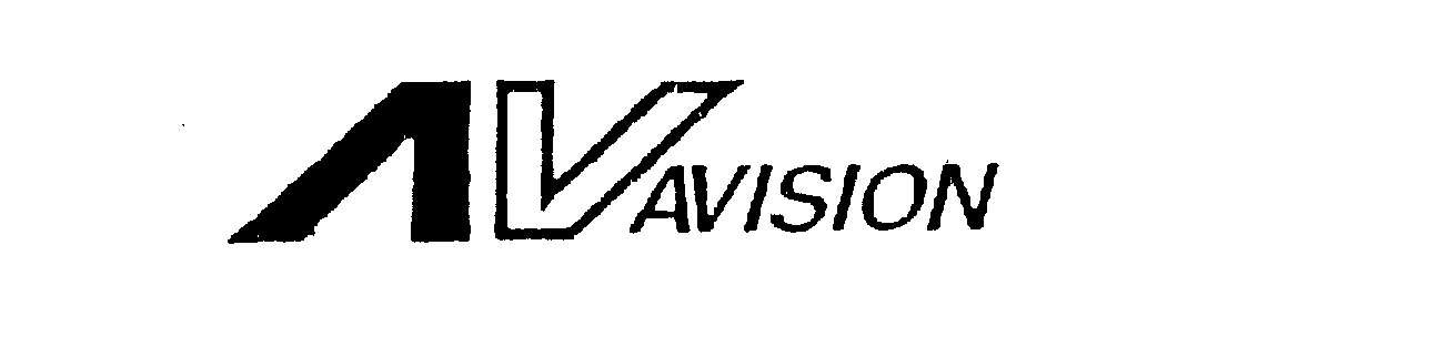 Trademark Logo AV AVISION