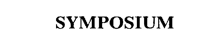 Trademark Logo SYMPOSIUM