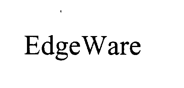 Trademark Logo EDGEWARE
