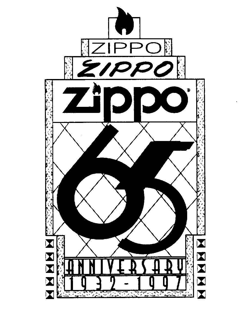  ZIPPO 65 ANNIVERSARY 1932-1997