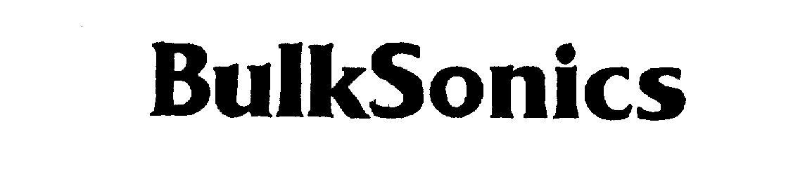 Trademark Logo BULKSONICS