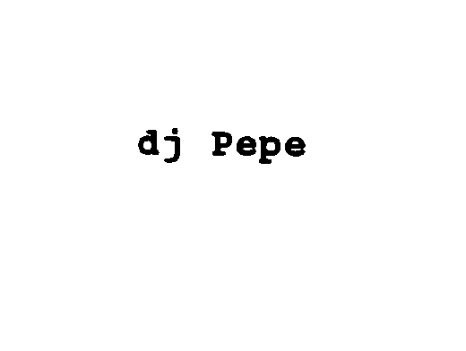 Trademark Logo DJ PEPE
