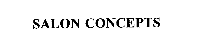 Trademark Logo SALON CONCEPTS