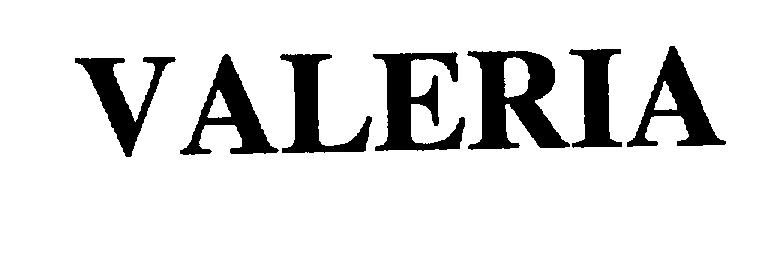 Trademark Logo VALERIA