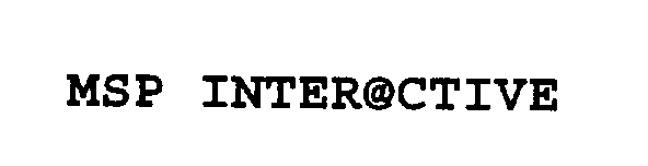 Trademark Logo MSP INTER CTIVE
